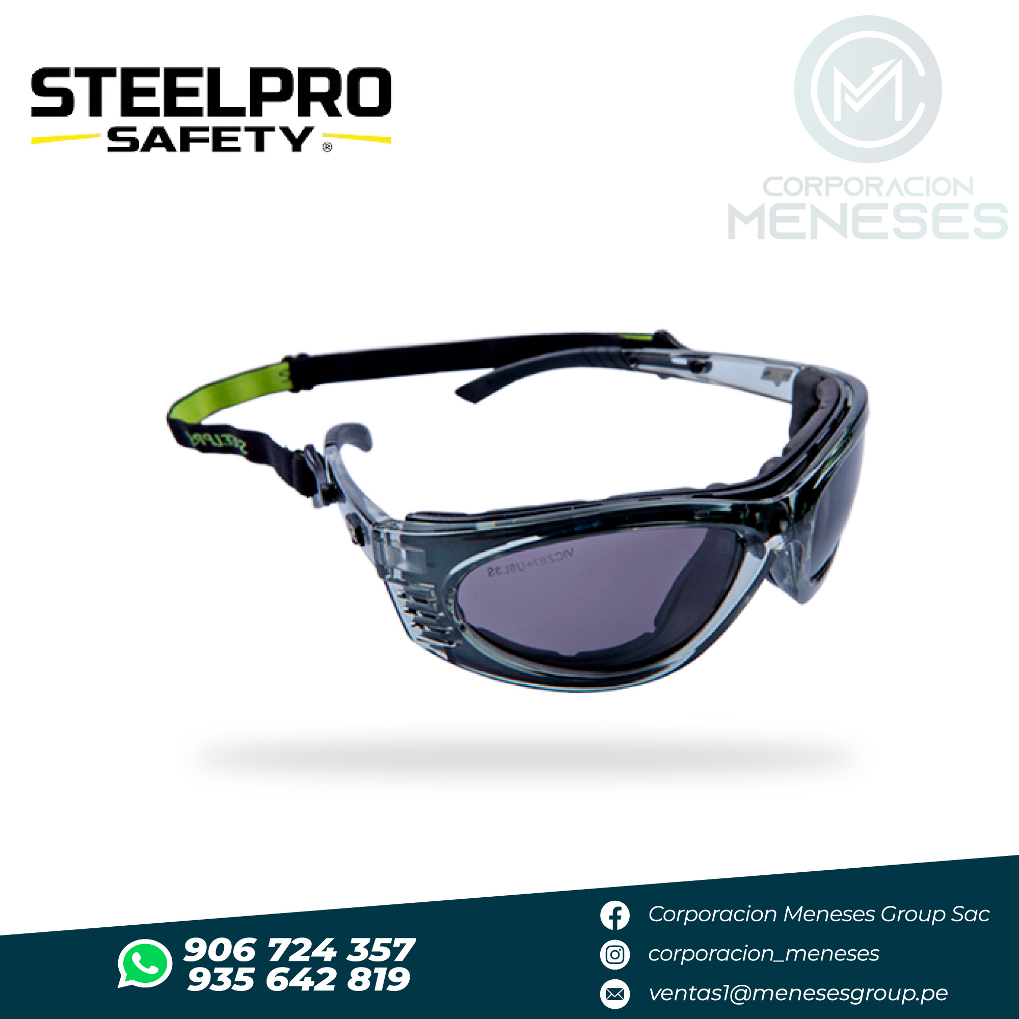 Lente de seguridad TURBINE AF Oscuro-Claro | STEELPRO