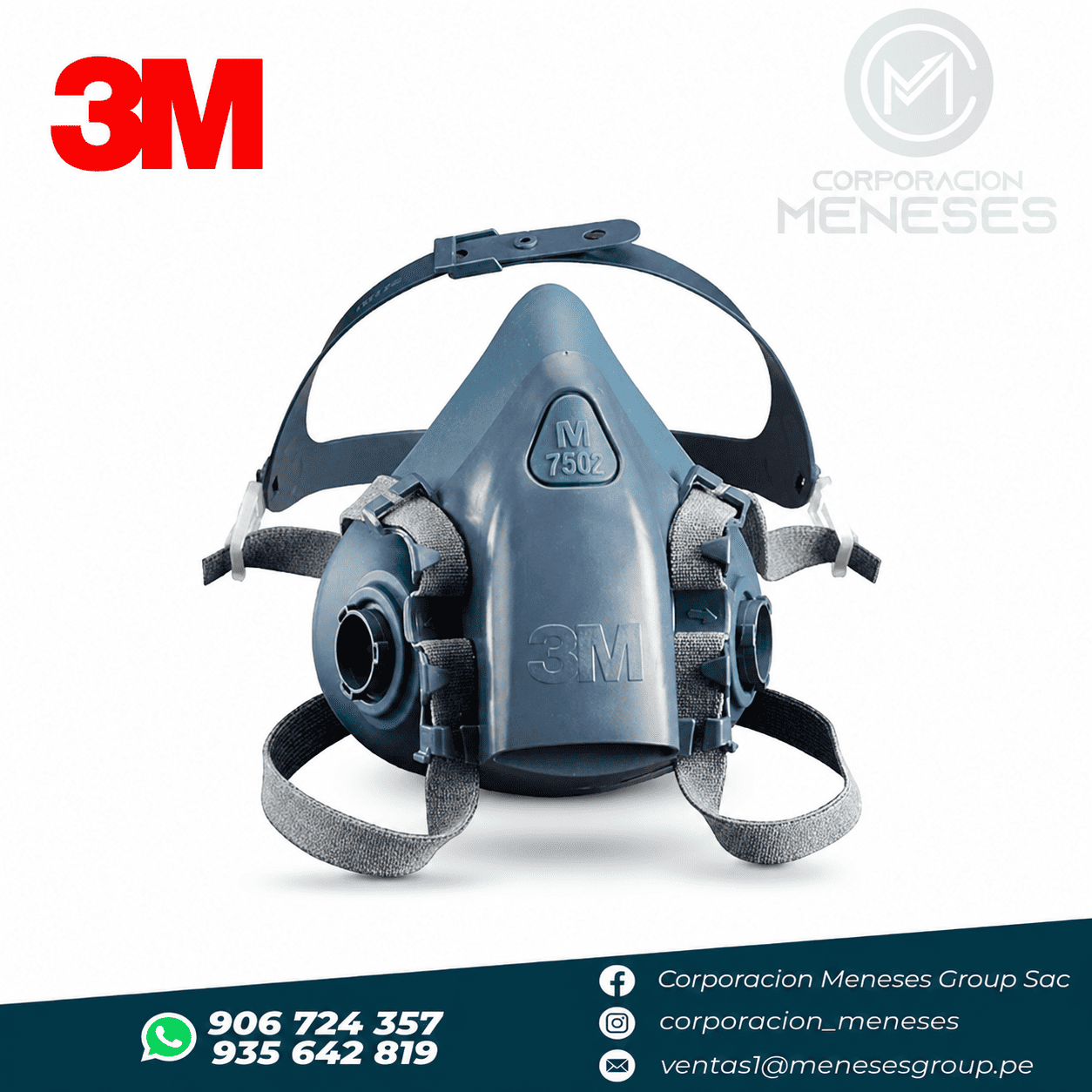 Respirador Media Cara Serie 7500 | 3M